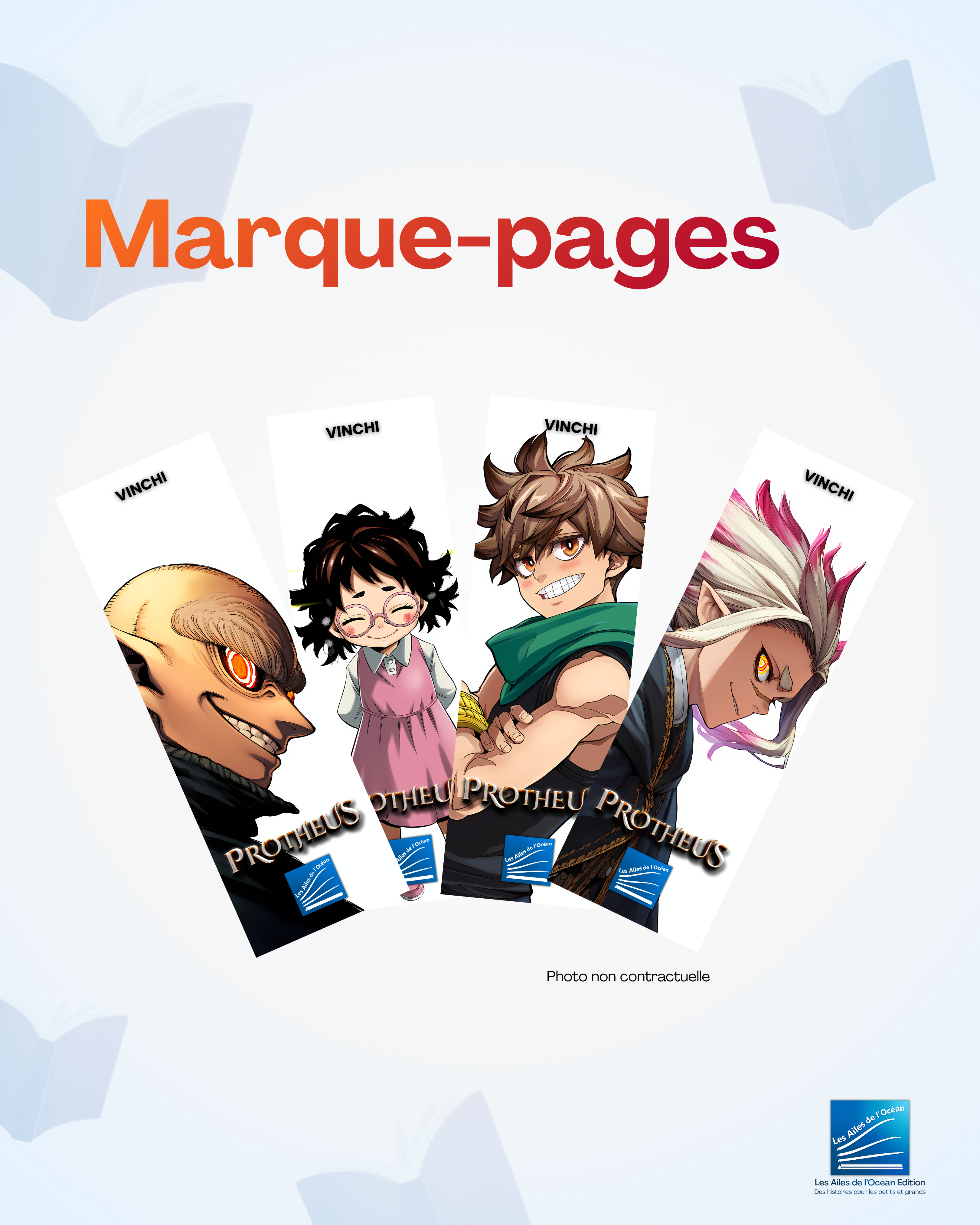 Pack de 4 marque-Pages