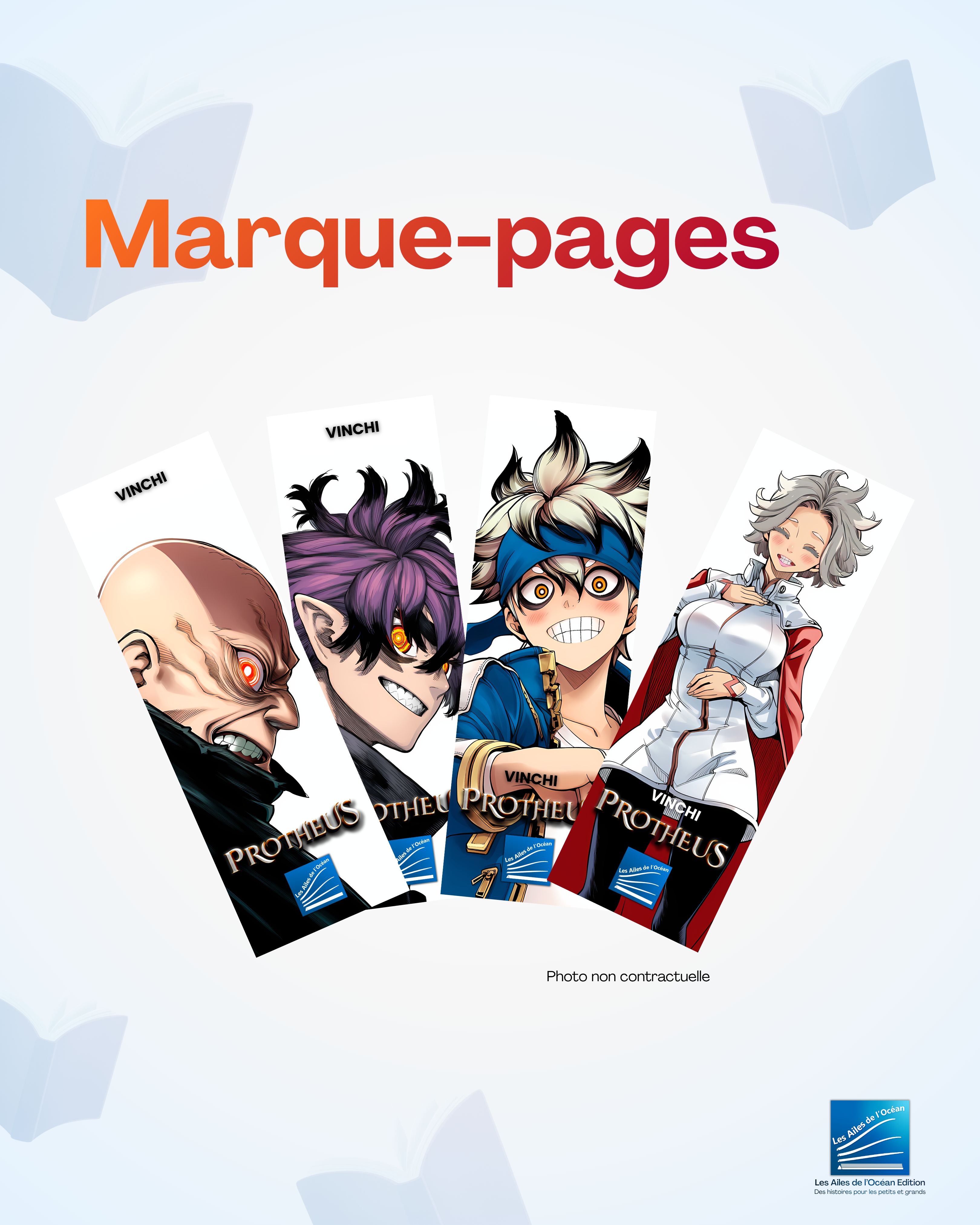 Pack de 4 marque-Pages