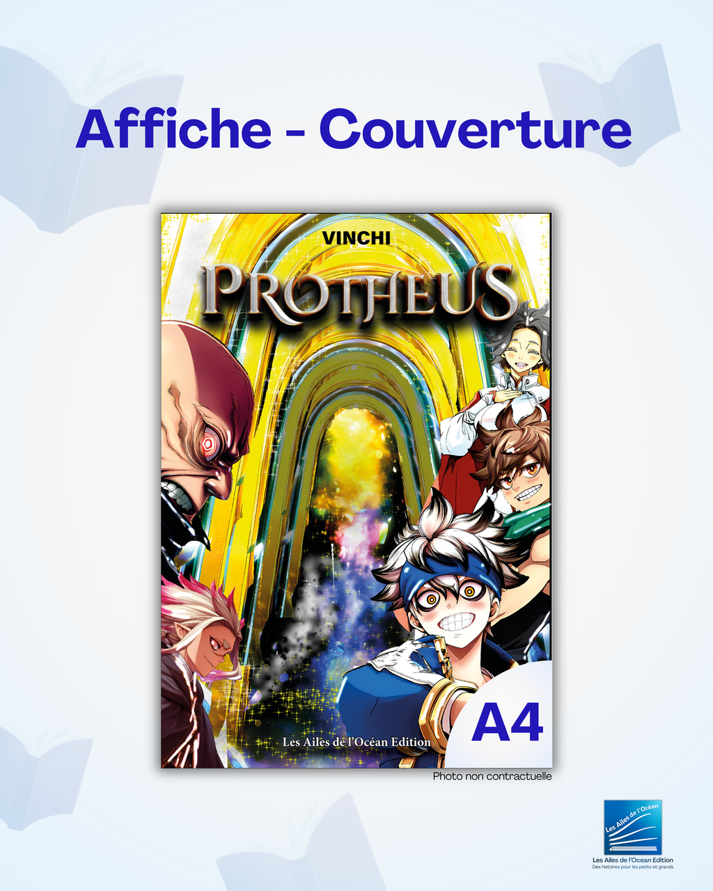 Affiche de couverture de Livre - A4