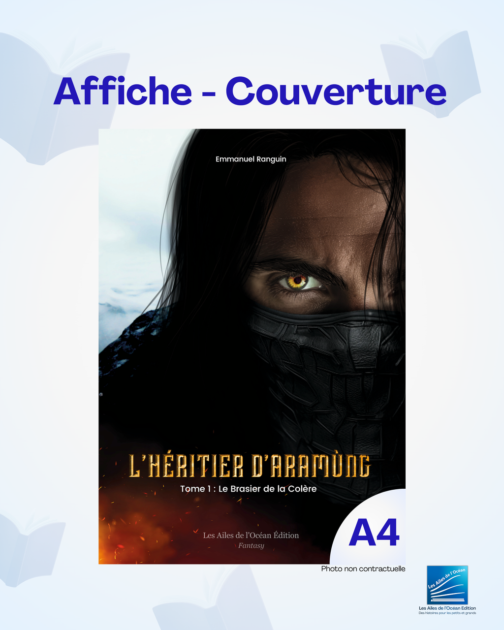 Affiche de couverture de Livre - A4