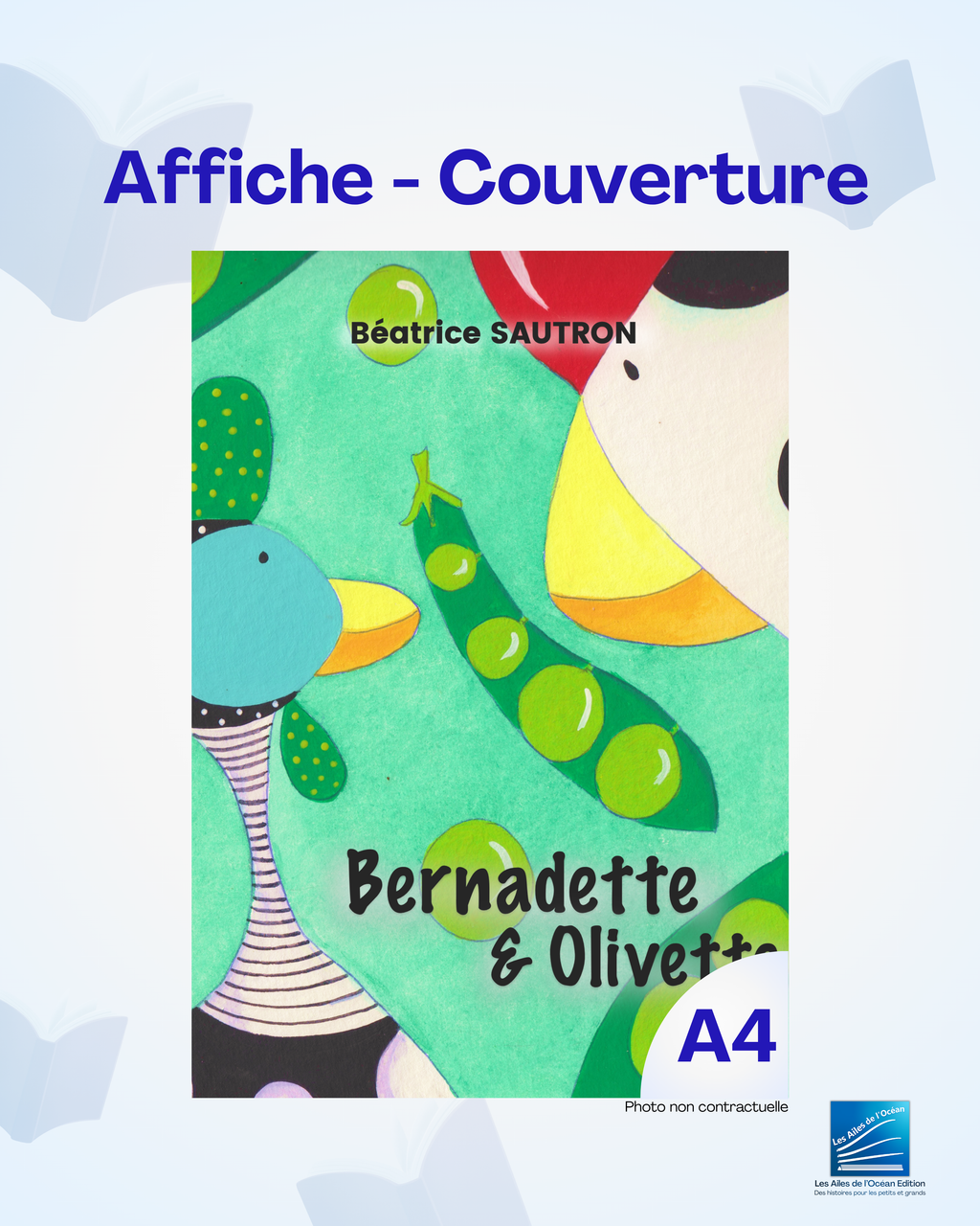 Affiche de couverture de Livre - A4