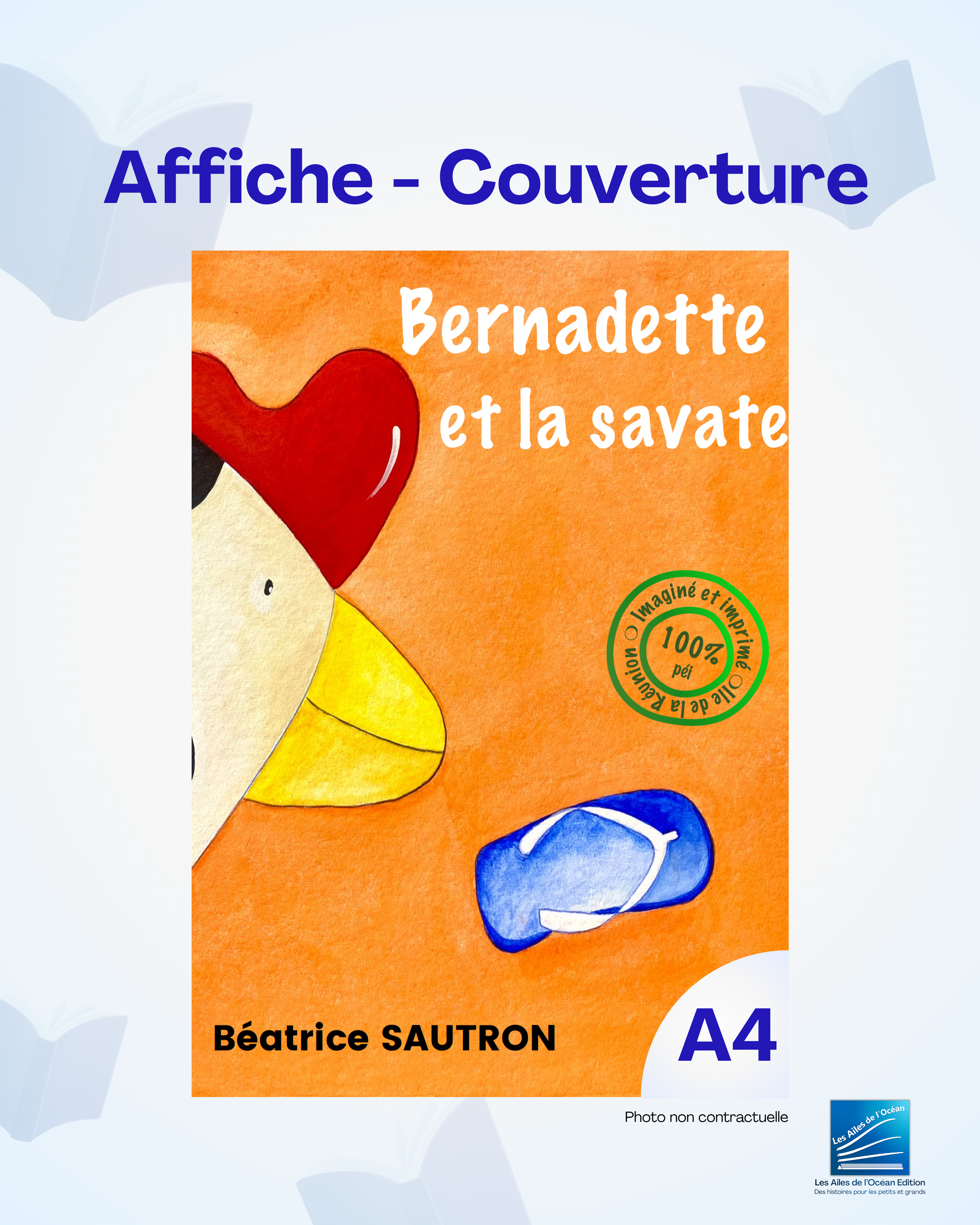 Affiche de couverture de Livre - A4