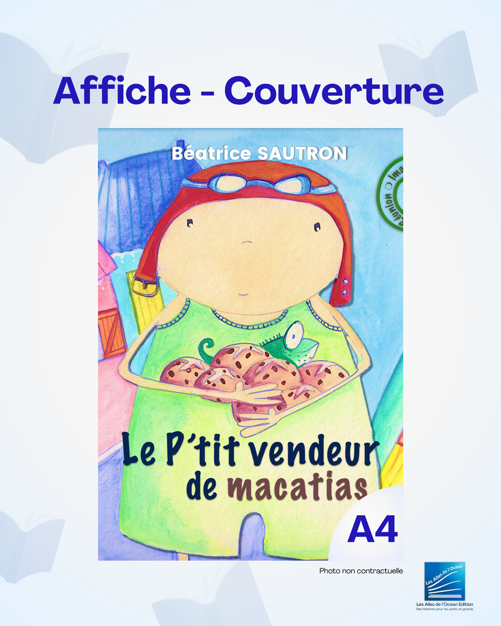 Affiche de couverture de Livre - A4