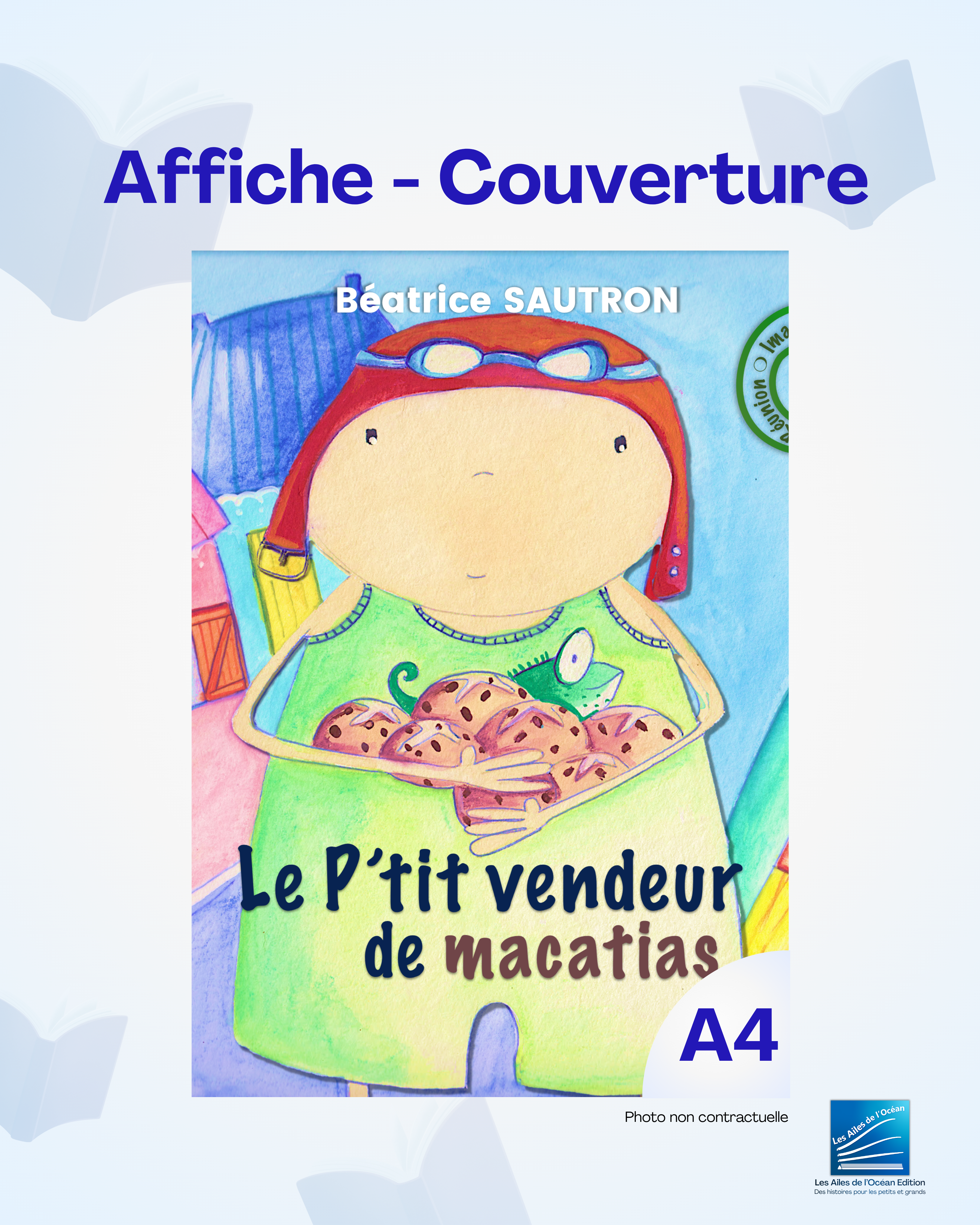 Affiche de couverture de Livre - A4