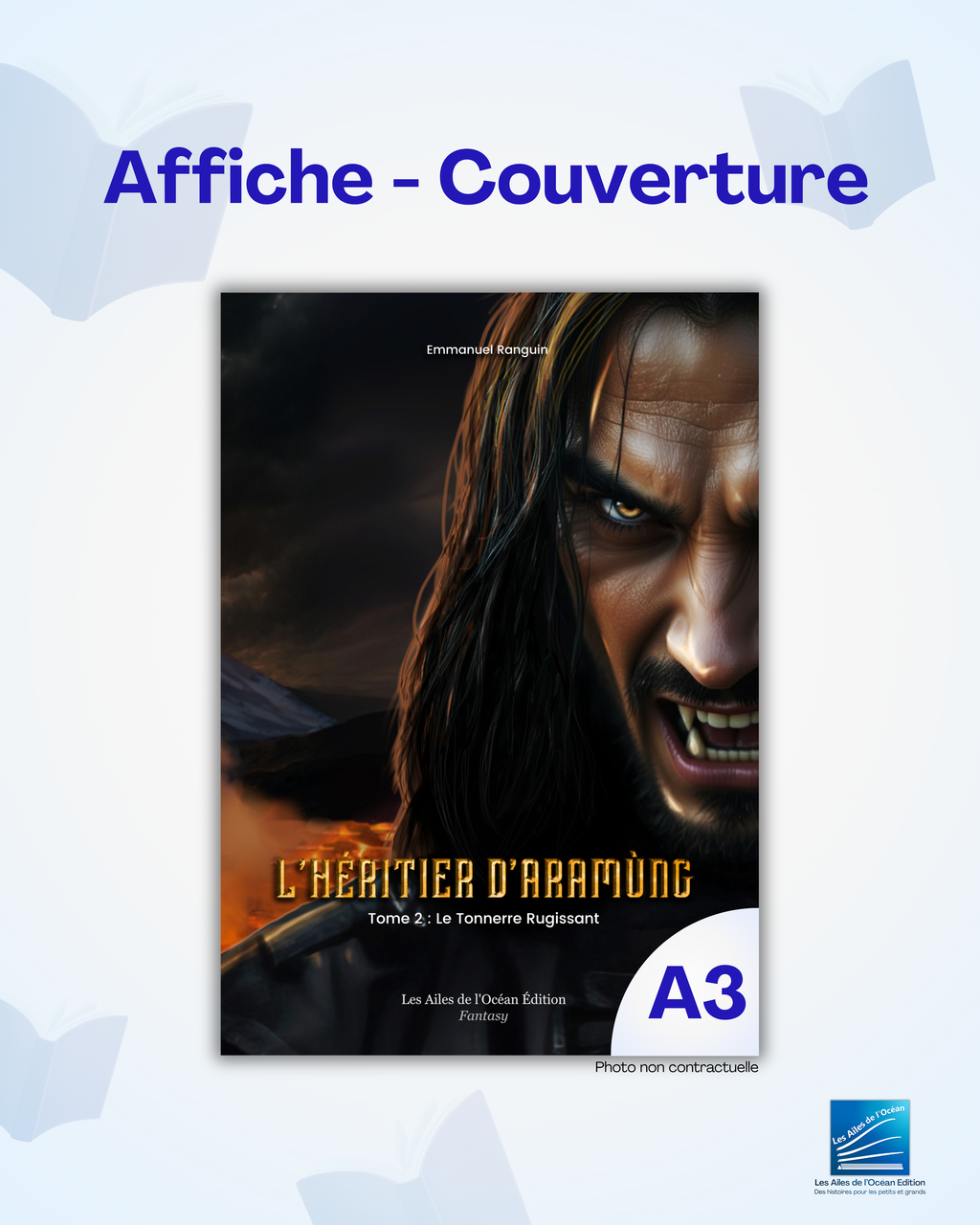 Affiche de couverture de Livre - A3