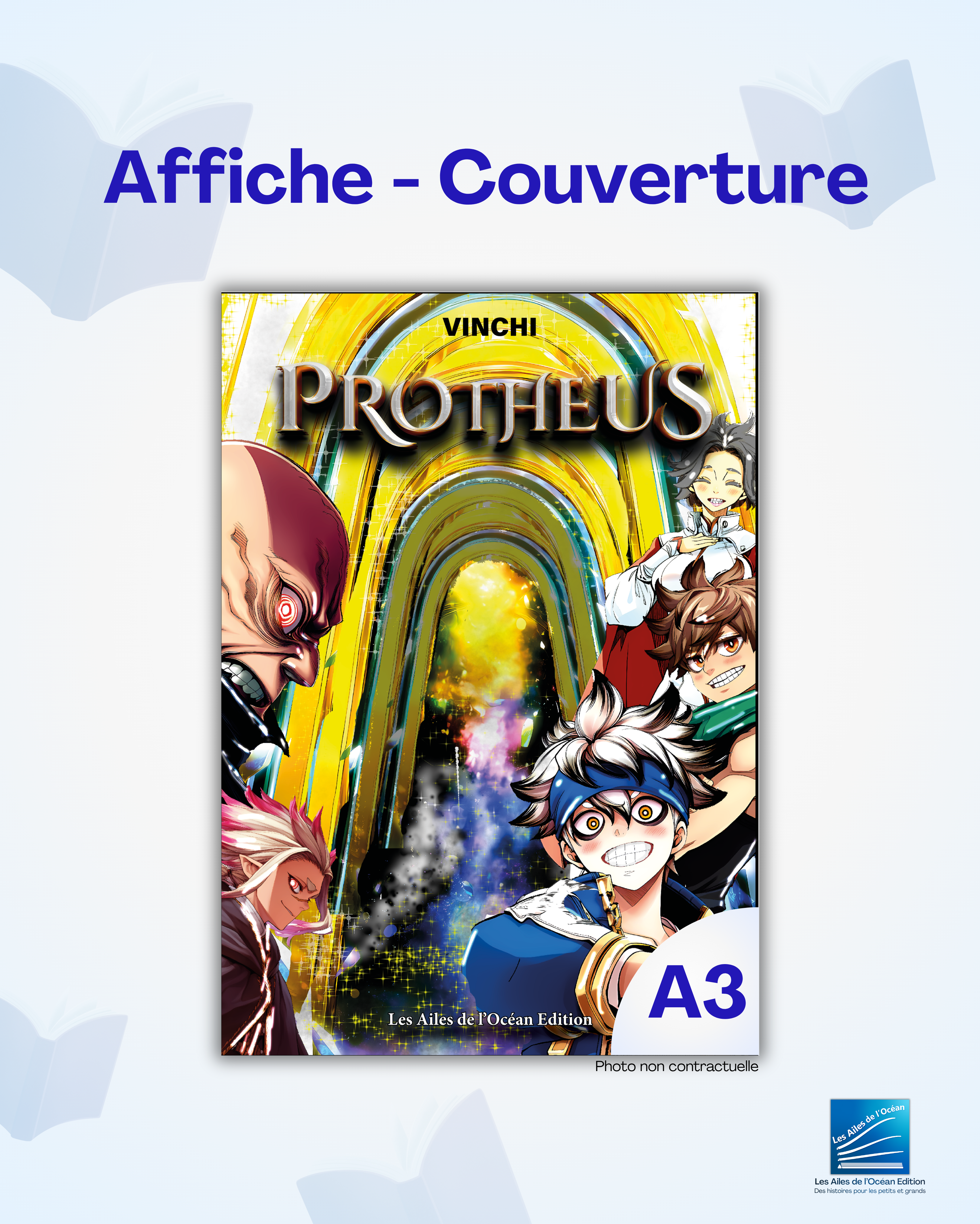 Affiche de couverture de Livre - A3