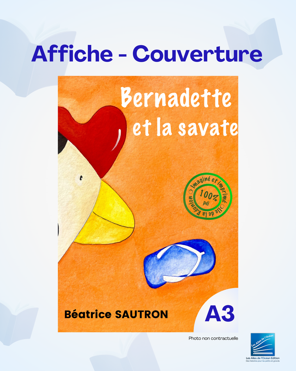 Affiche de couverture de Livre - A3
