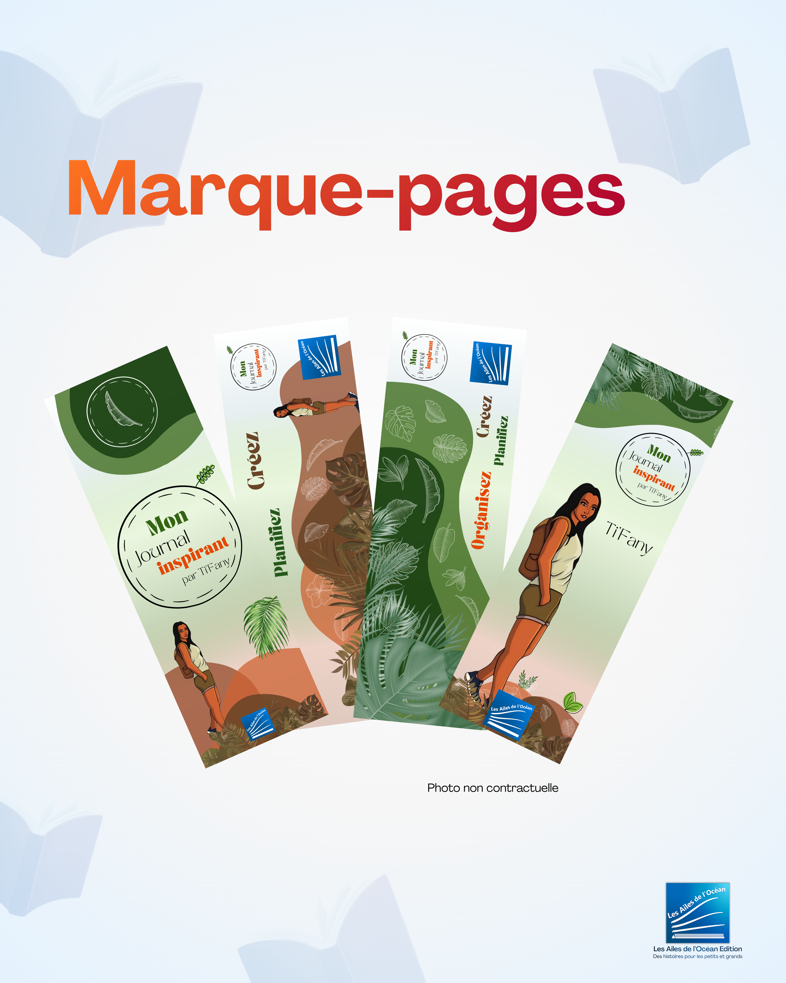 Pack de 4 marque-Pages