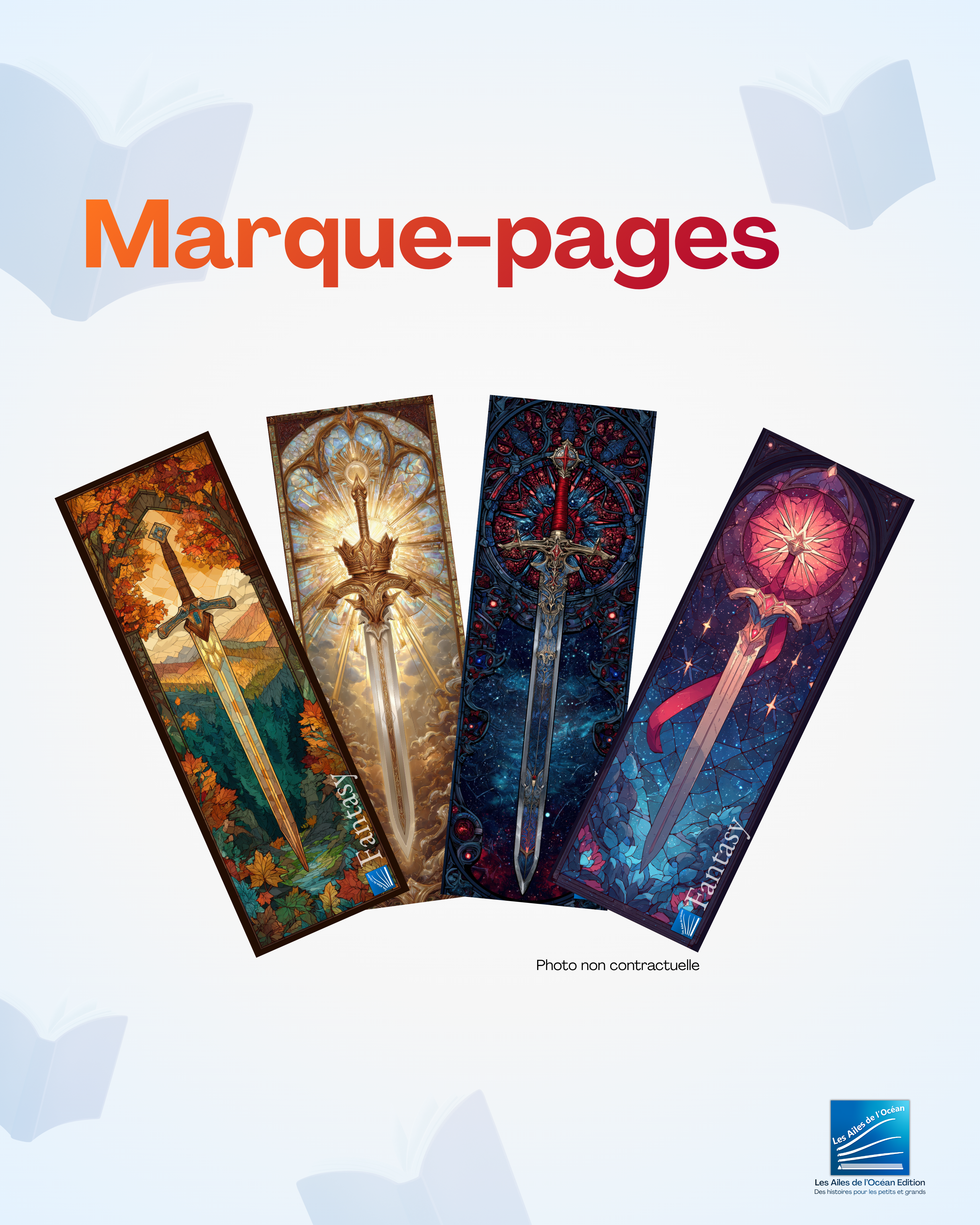 Pack de 4 marque-Pages