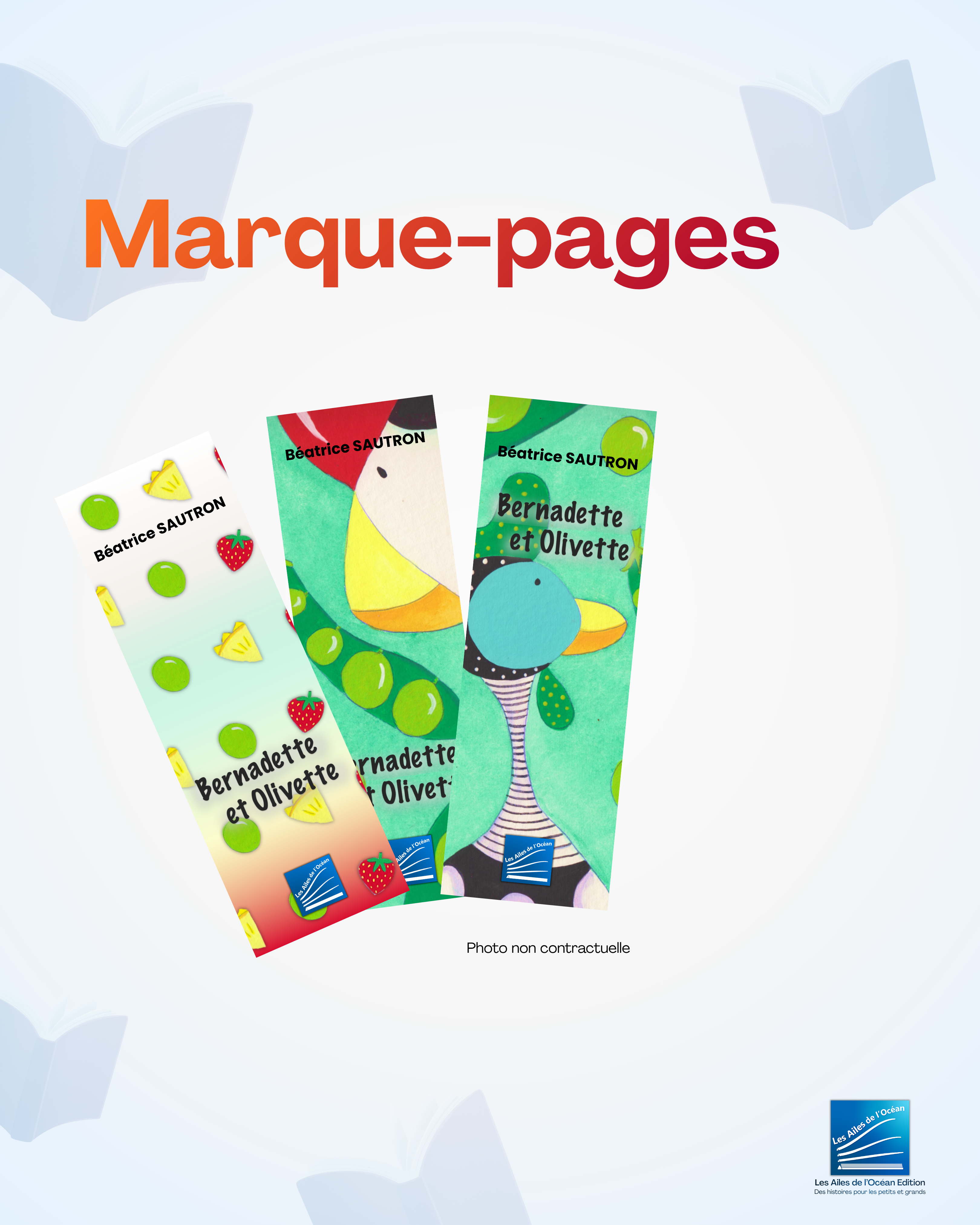 Pack de 4 marque-Pages