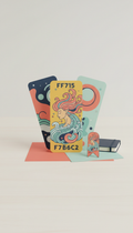 Coffret de marque-pages illustrés papier épais