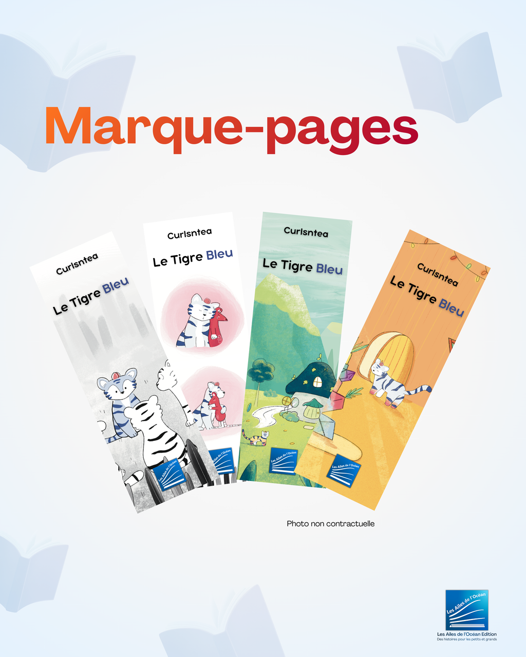 Pack de 4 marque-Pages